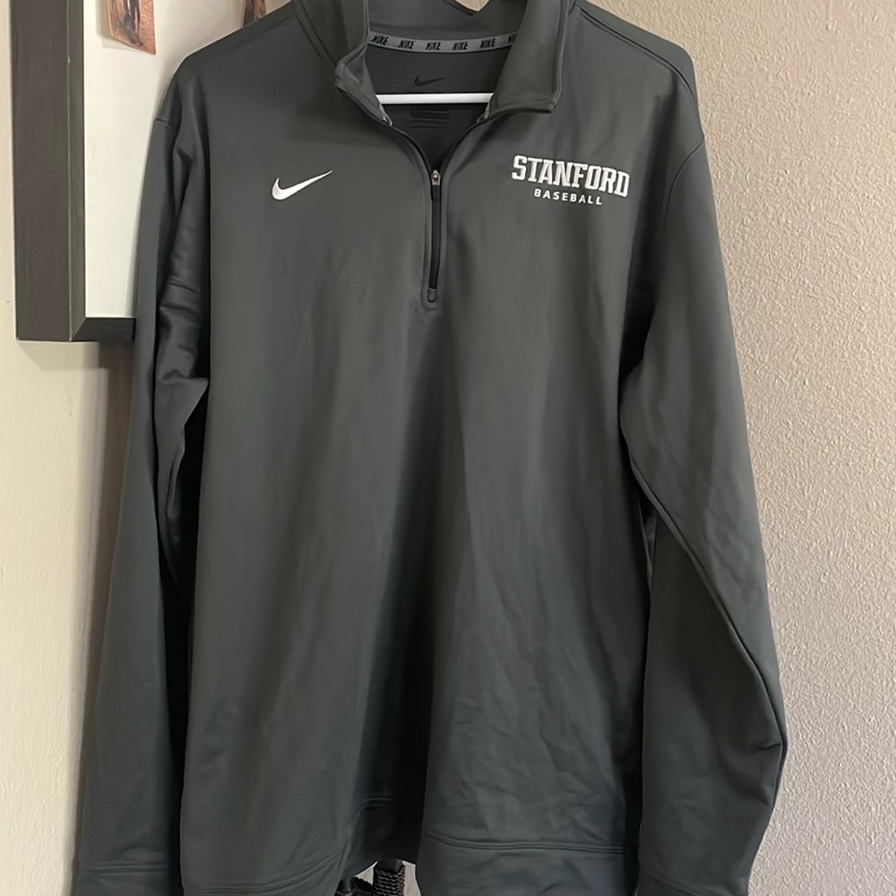 Men’s size L Nike 1/4 zip STANFORD Baseball